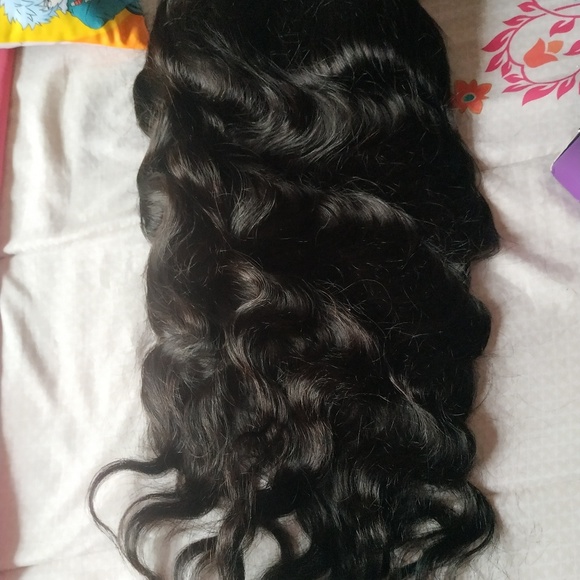 24" virgin full lace wig - Picture 3 of 7